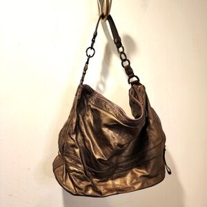 Kenneth Cole Reaction Bronze Genuine Shoulder  Leather bag
